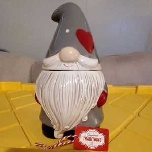 Gingerbread creations gnome cookie jar